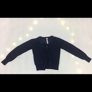 Sweater With Back Floral Design